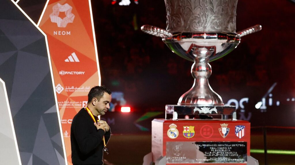 Xavi, sin excusas tras la goleada del Real Madrid al Barcelona en la Supercopa de España: "Nos salió el peor partido de todos"