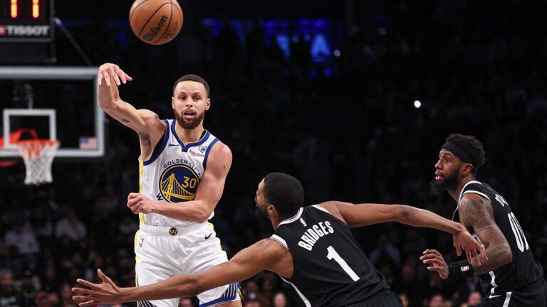 Curry y los Warriors se reponen de un mal inicio y acaban con los Nets
