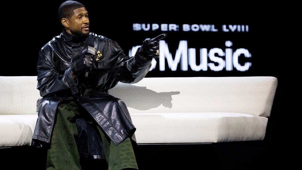 Horario, dónde ver y canciones de Usher en el show del medio tiempo del Super Bowl LVIII | Reuters