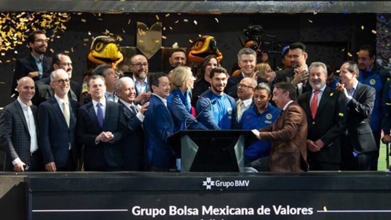 Club América hace historia y da timbrazo en la Bolsa Mexicana de Valores