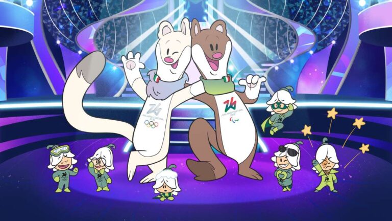 Tina y Milo, las mascotas oficiales de los Juegos Olímpicos de Invierno Milano Cortina 2026