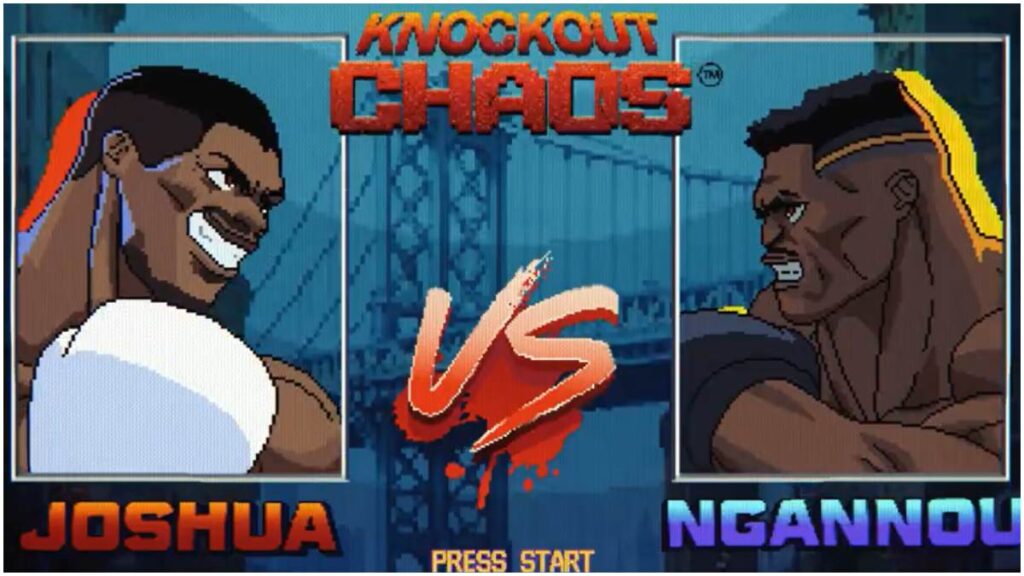 Anthony Joshua vs Francis Ngannou en videojuego | Captura de Pantalla