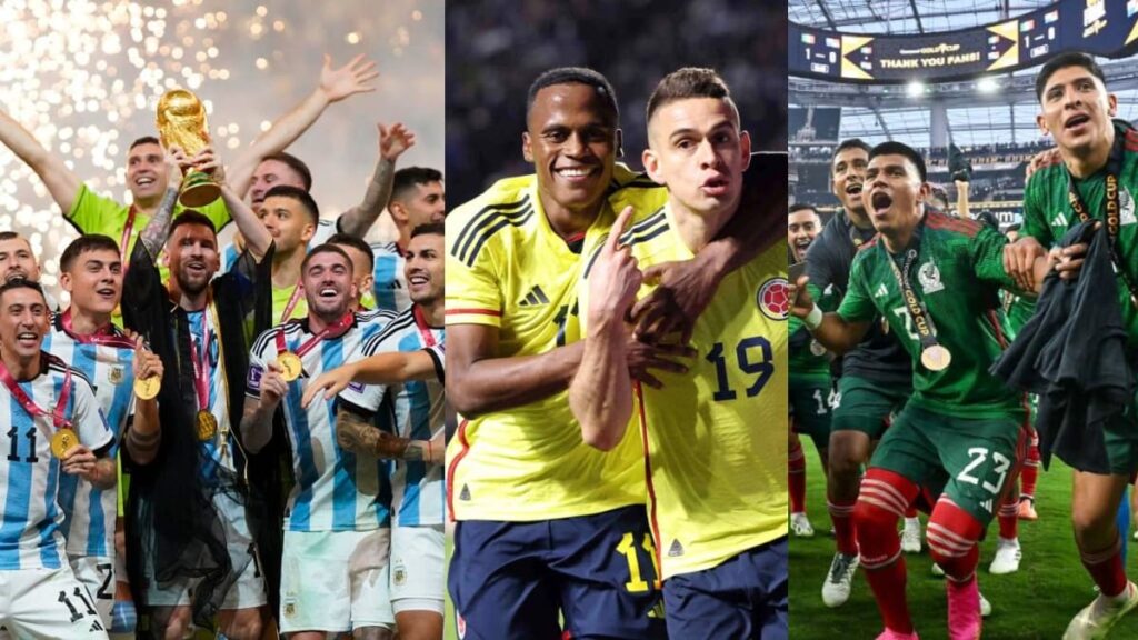 Argentina, Colombia y México, en el 'top 15' de la FIFA.