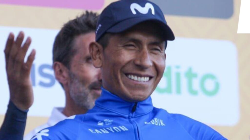 Nairo Quintana con el Movistar Team.