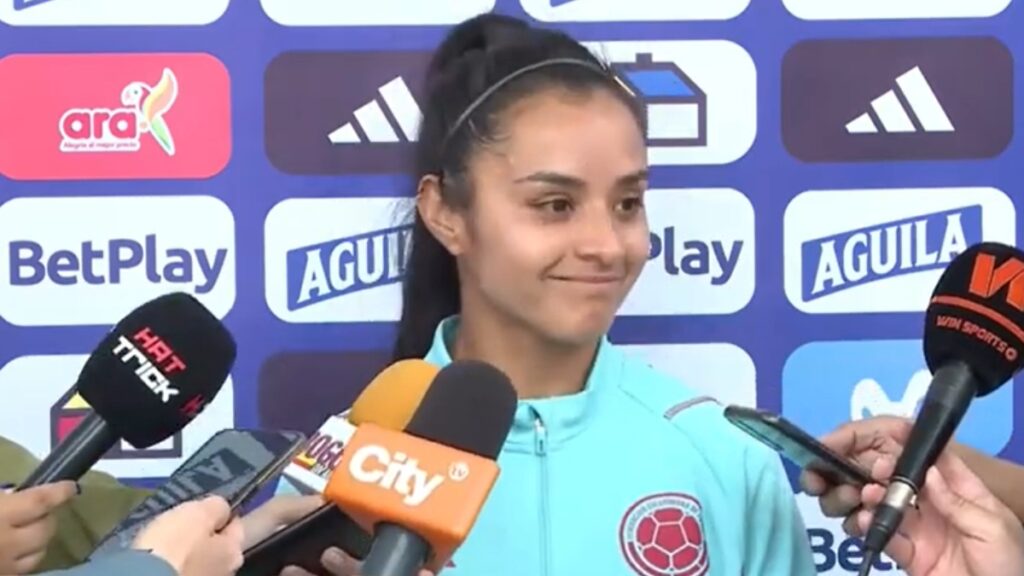 Liana Salazar con la Selección Colombia.