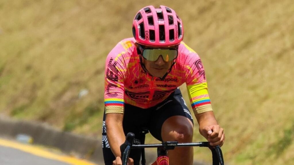 Richard Carapaz, ganador de la etapa 6 del Tour Colombia.