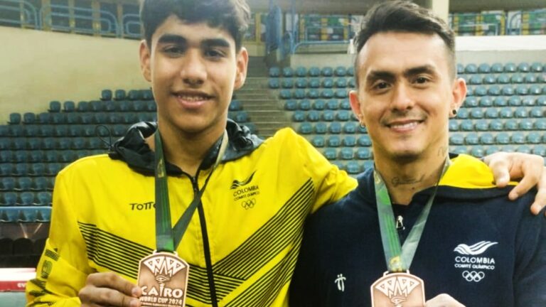 Jossimar Calvo y Ángel Barajas ganan bronce para Colombia en la Copa Mundial de Gimnasia: ¡cerca de los Juegos Olímpicos!