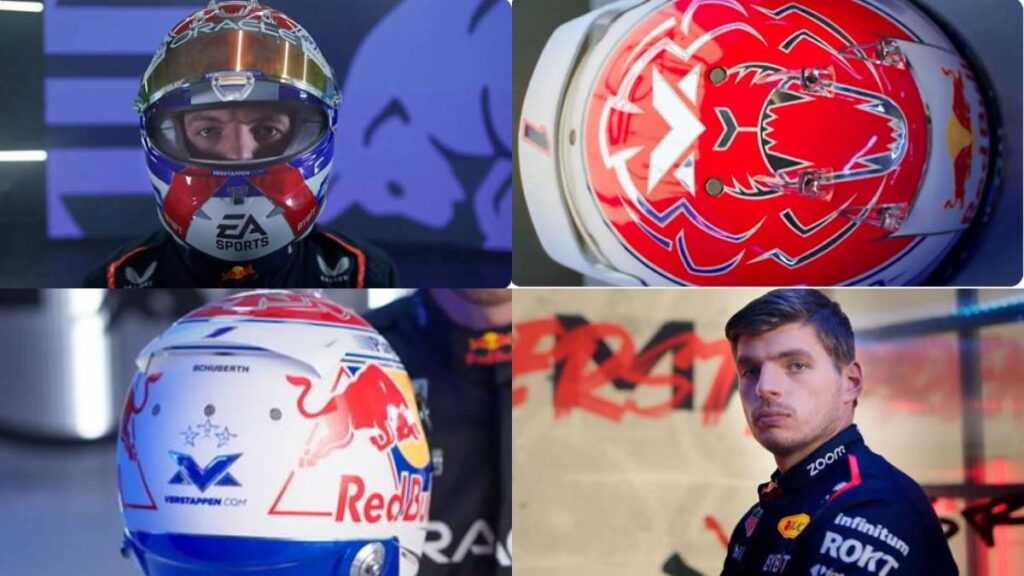 El casco con el que Max buscará su cuarta corona en la F1 | @Max33Verstappen