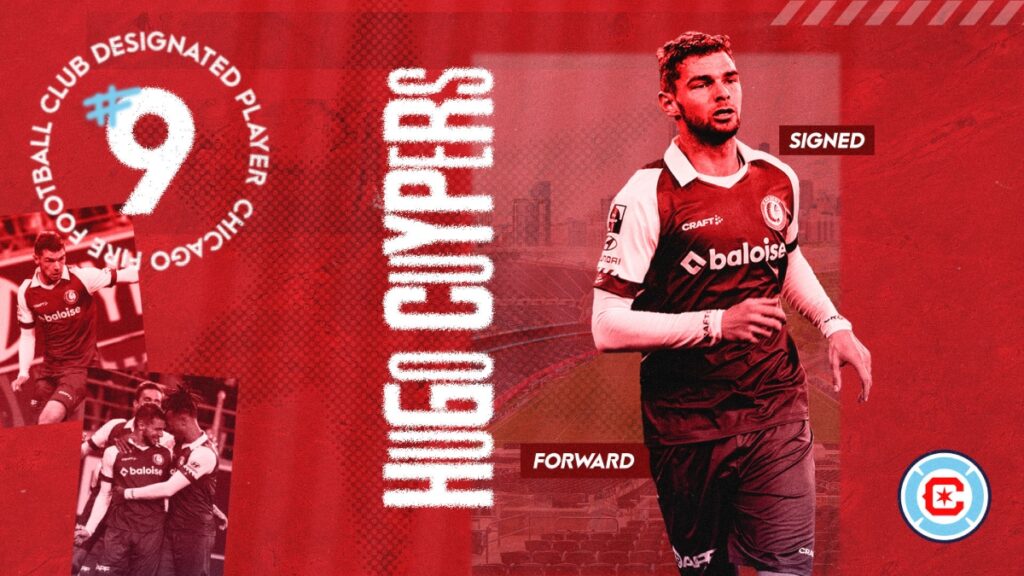 El Chicago Fire convierte a Hugo Cuypers como el fichaje más caro de su historia