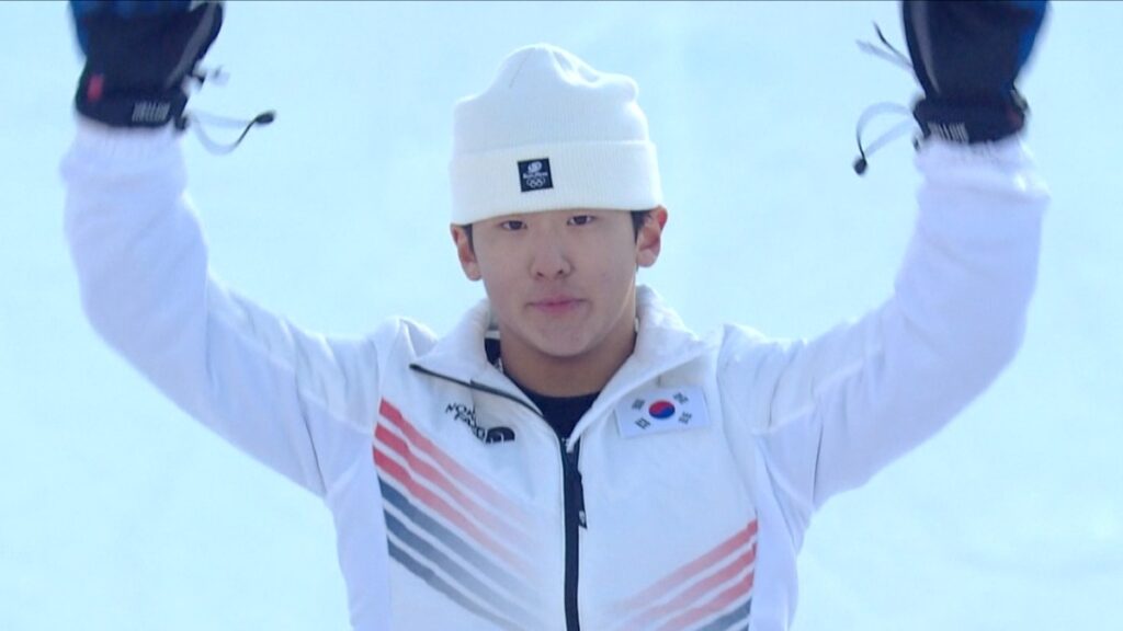 Chaeun Lee se colgó la medalla de oro en la prueba de halfpipe del snowboard de los Juegos Olímpicos de Invierno de la Juventud