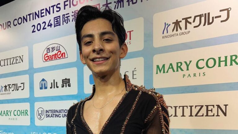 Donovan Carrillo obtiene su mejor marca de la temporada en el Campeonato Cuatro Continentes de patinaje artístico
