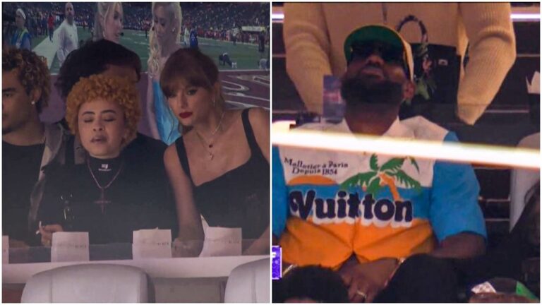 Lluvia de estrellas en Las Vegas: LeBron James, Shaquille O’Neal, Jay Z, Taylor Swift se hacen presente en el Super Bowl