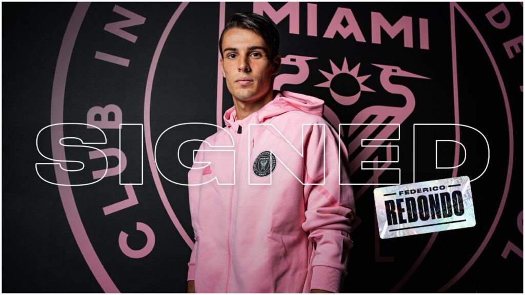 Federico Redondo firma con el Inter Miami | X: @InterMiamiCF