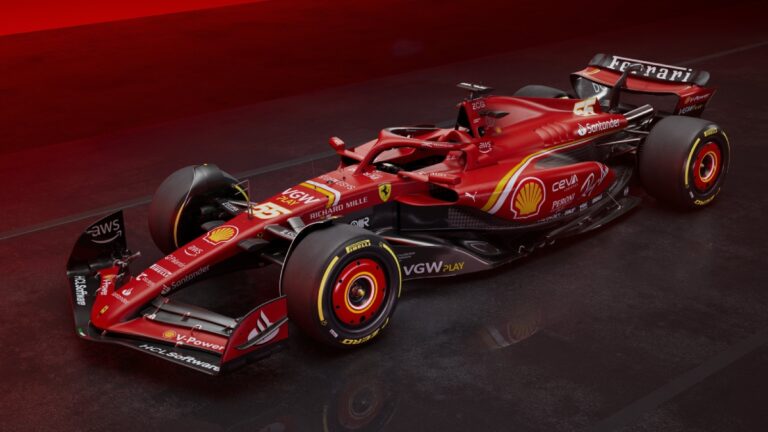 ¡Espectacular! Ferrari presenta su nuevo monoplaza para la temporada 2024 de la F1