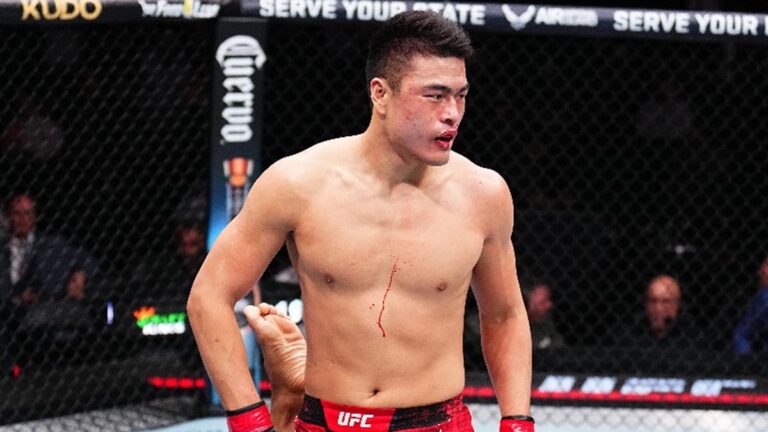 Zhang Mingyang vence a Brendson Ribeiro con un brutal nocaut en UFC 298