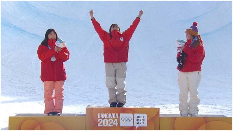 Japón consigue el 1-2 en halfpipe femenil de snowboard en Gangwon 2024