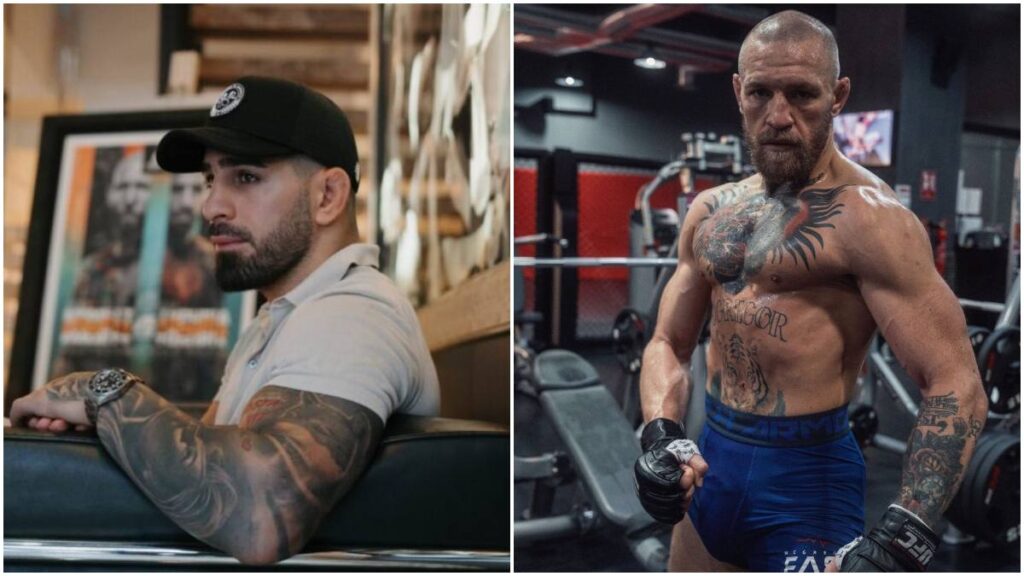 Ilia Topuria quiere a Conor McGregor en España | X: @Topuriailia, @TheNotoriousMMA