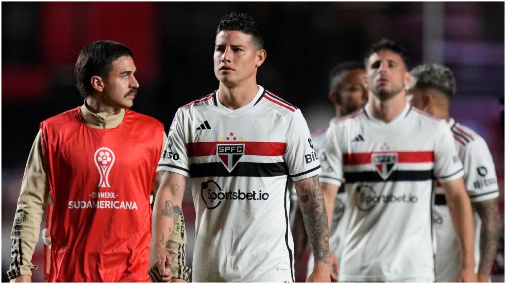 James Rodríguez abandonaría al Sao Paulo | AP