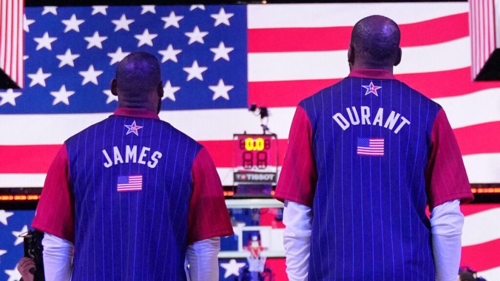 Durant reconoce el legado de LeBron James | Kyle Terada-USA TODAY Sports