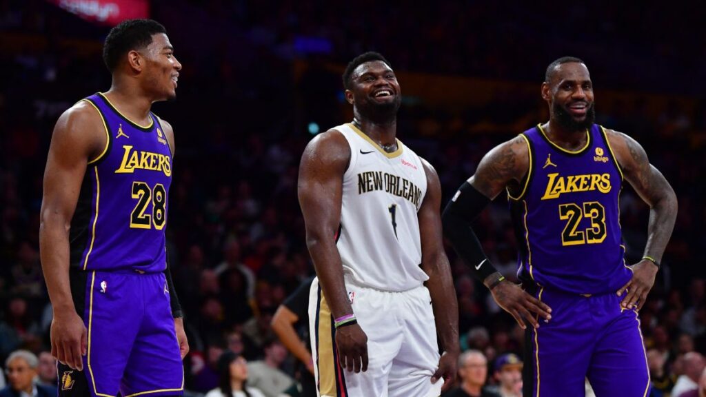 Los Lakers se quedan con el triunfo ante Zion | Gary A. Vasquez-USA TODAY Sports