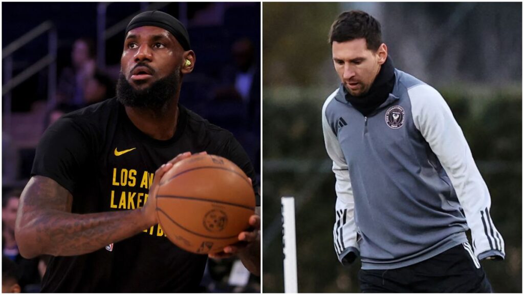 LeBron James destaca a Leo Messi | Reuters