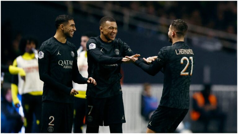 El PSG con gol de Mbappé vence al Nantes con una polémica arbitral monumental