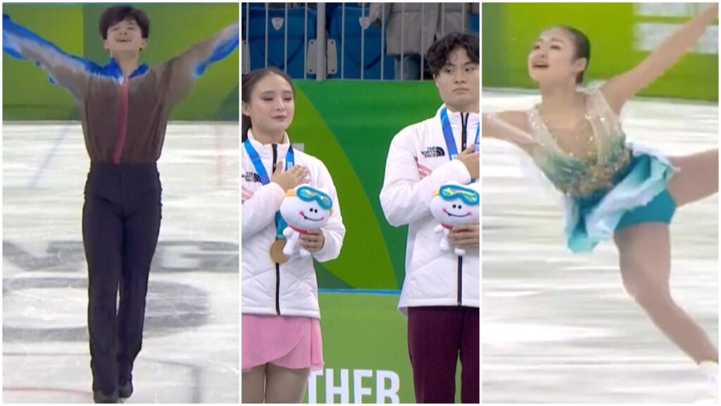 Te contamos quienes fueron las estrellas del patinaje artístico de los Juegos Olímpicos de Invierno de la Juventud Gangwon 2024.