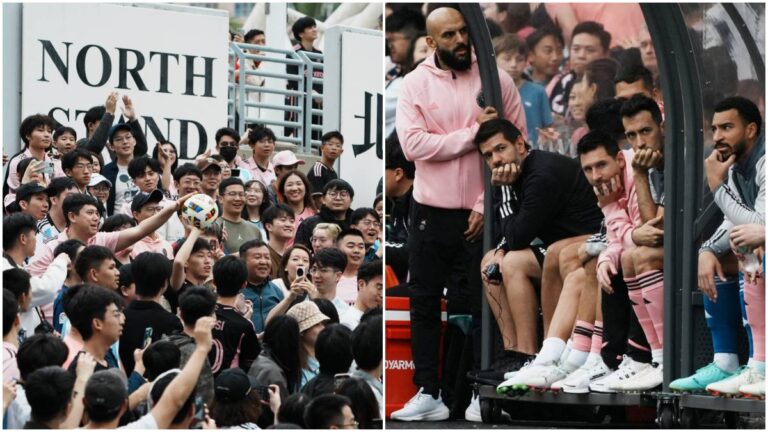 La afición en Hong Kong enfurece contra el Inter Miami: abucheos y gritos de reembolsos