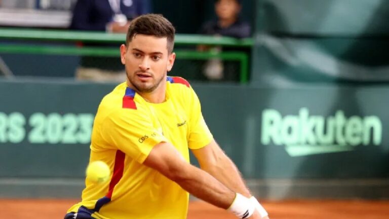 Nicolás Mejía cae ante Chris Rodesch: Colombia pierde 0-1 ante Luxemburgo en la serie de Copa Davis