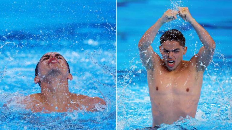 Joel Benavides avanza a la final de natación artística solo libre varonil del Mundial de Natación Doha 2024