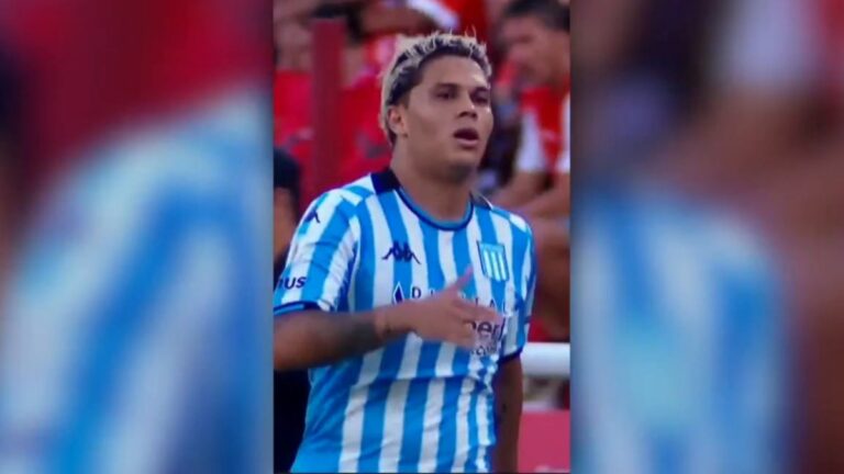 Juanfer Quintero silencia las polémicas por un gesto en el Independiente vs Racing