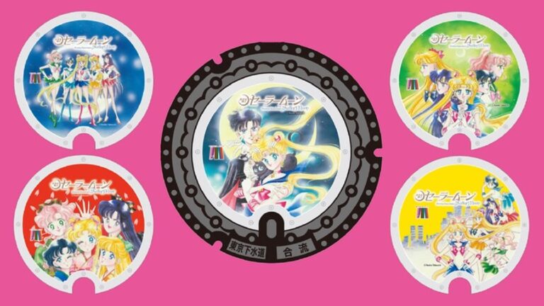Sailor Moon llegará a las tapas de coladera de Tokio