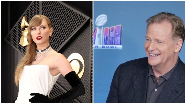 Roger Goodell, feliz de tener a Taylor Swift en la NFL y niega la teoría de que el Super Bowl está arreglado