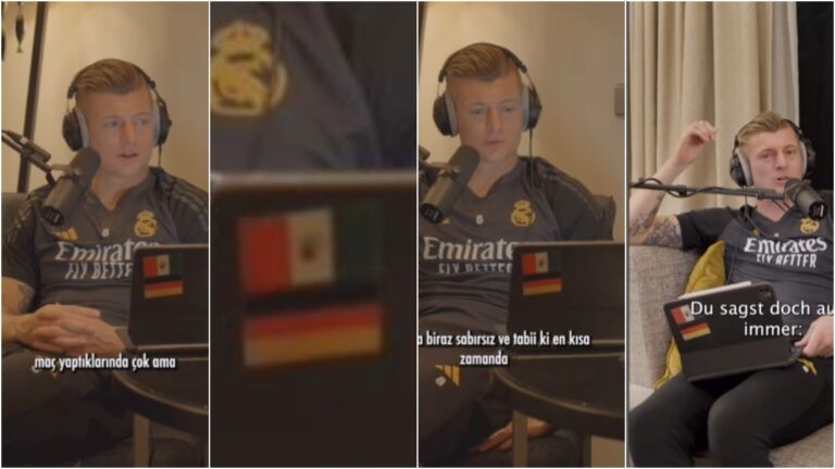 ¡Kroos, hermano, ya eres mexicano! El jugador del Real Madrid porta una bandera de México en su computadora