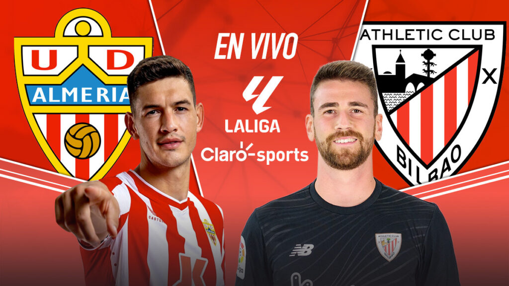 Almería vs Athletic, en vivo online. Claro Sports
