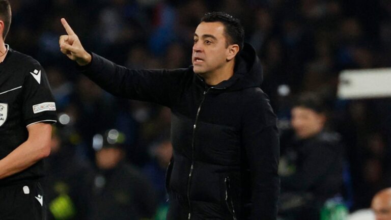 Xavi, tras empate ante Napoli: “Hemos dominado y generado ocasiones, merecimos más”