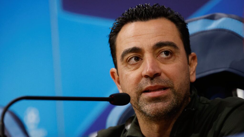 Xavi Hernández, técnico del Barcelona