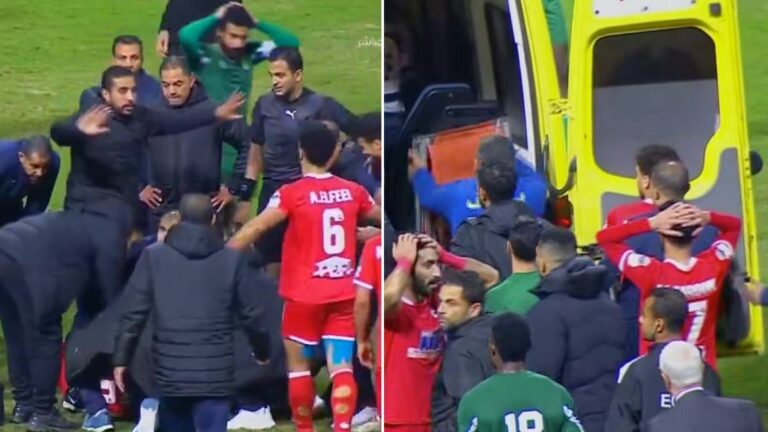 ¡Tragedia en el fútbol de Egipto! Futbolista sufre paro cardíaco durante más de una hora
