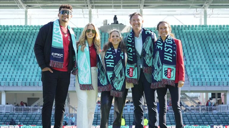 Patrick y Brittany Mahomes inauguran a lo grande el CPKC Stadium, la nueva casa del KC Current