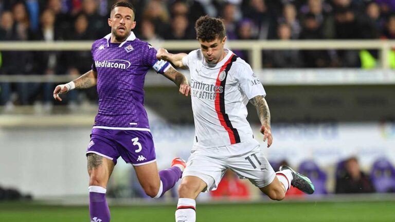 Pulisic y el Milan resisten ante la Fiorentina y suman importantes puntos en la Serie A