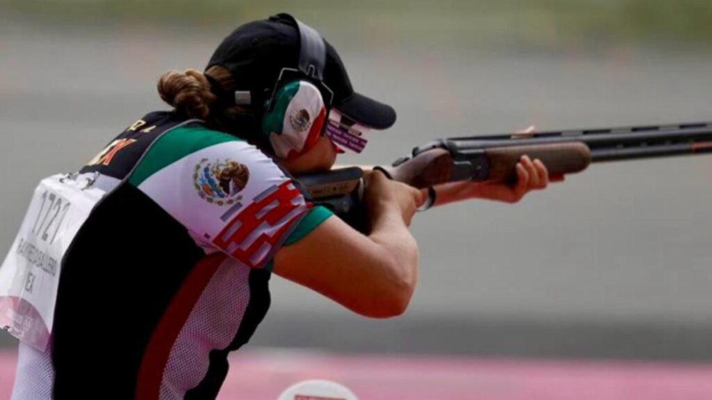 Alejandra Ramírez se hizo merecedora de la medalla de plata en la prueba de fosa olímpica del Campeonato de las Américas de tiro deportivo.