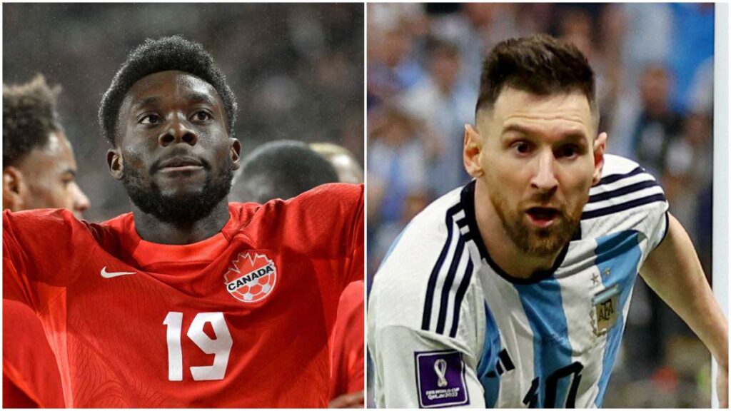 Alphonso Davies vs Messi, el partido de Copa América | Reuters