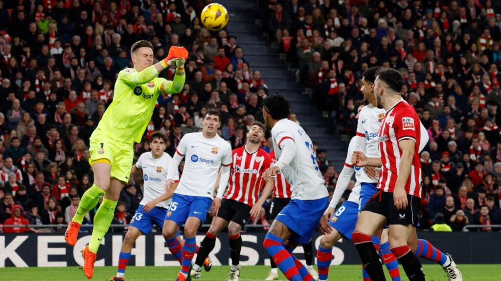 Athletic y Barcelona no se hacen daño en un amargo empate marcado por las bajas azulgranas