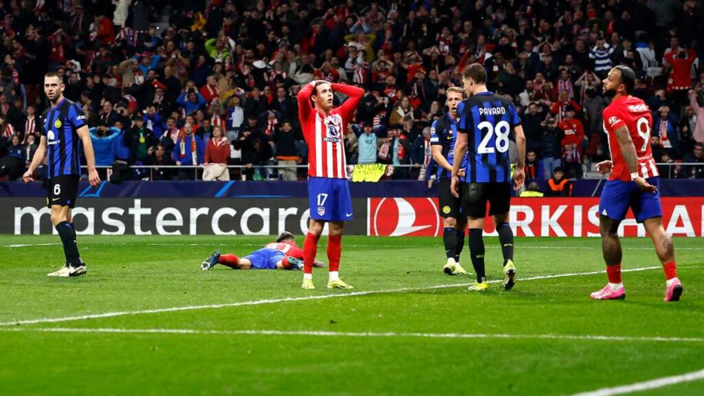 Rodrigo Riquelme deja ir el gol que ponía al Atlético en cuartos