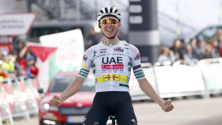 Tadej Pogacar, ganador de la etapa 7 y de la Volta a Catalunya; ¡Egan Bernal consigue podio!