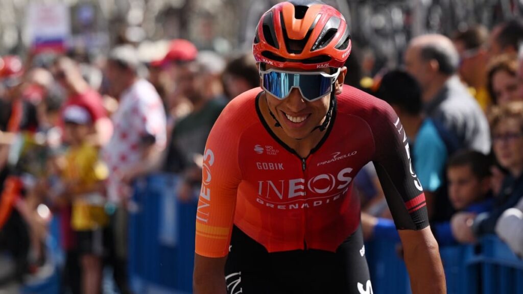 Egan Bernal, tercero en la general.