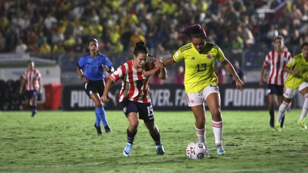 Colombia vs Paraguay femenino.