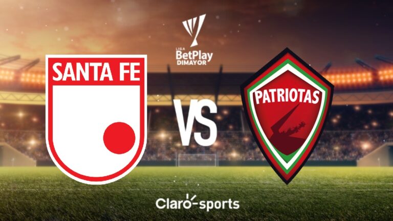 Independiente Santa Fe vs Patriotas de Boyacá en vivo la Liga BetPlay: Resultado y goles de la jornada 14, en directo online