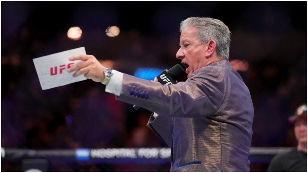 Bruce Buffer, presentador de UFC | Reuters; Navarro-USA TODAY Sports