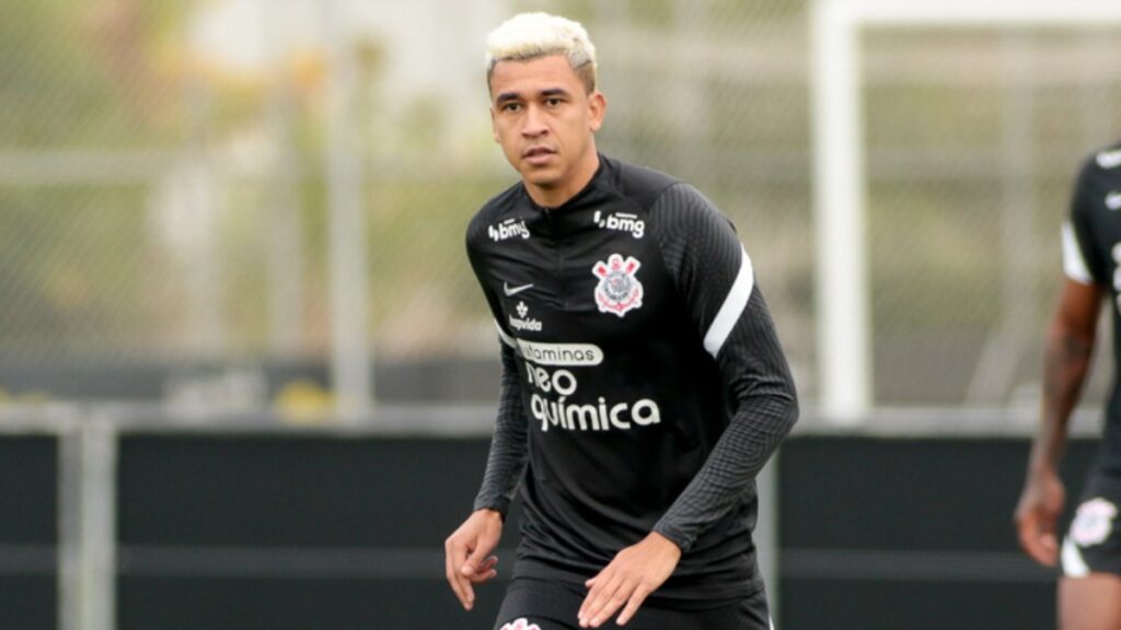 Víctor Cantillo, en un entrenamiento. - @Corinthians.